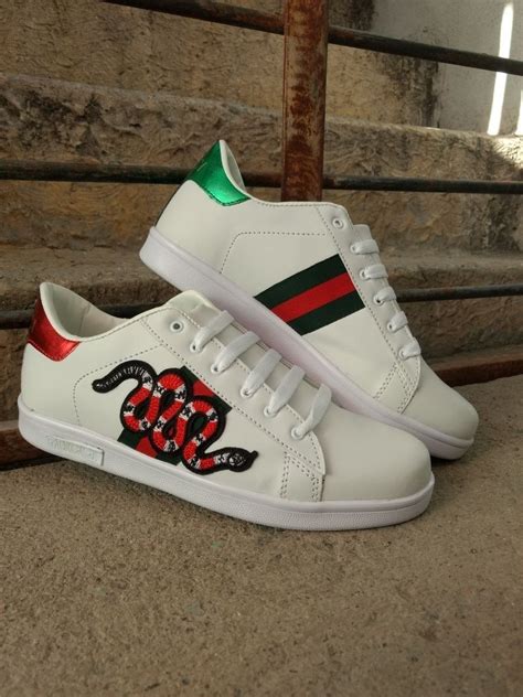 tenis gucci de serpiente|gucci ace embroidered snake shoes.